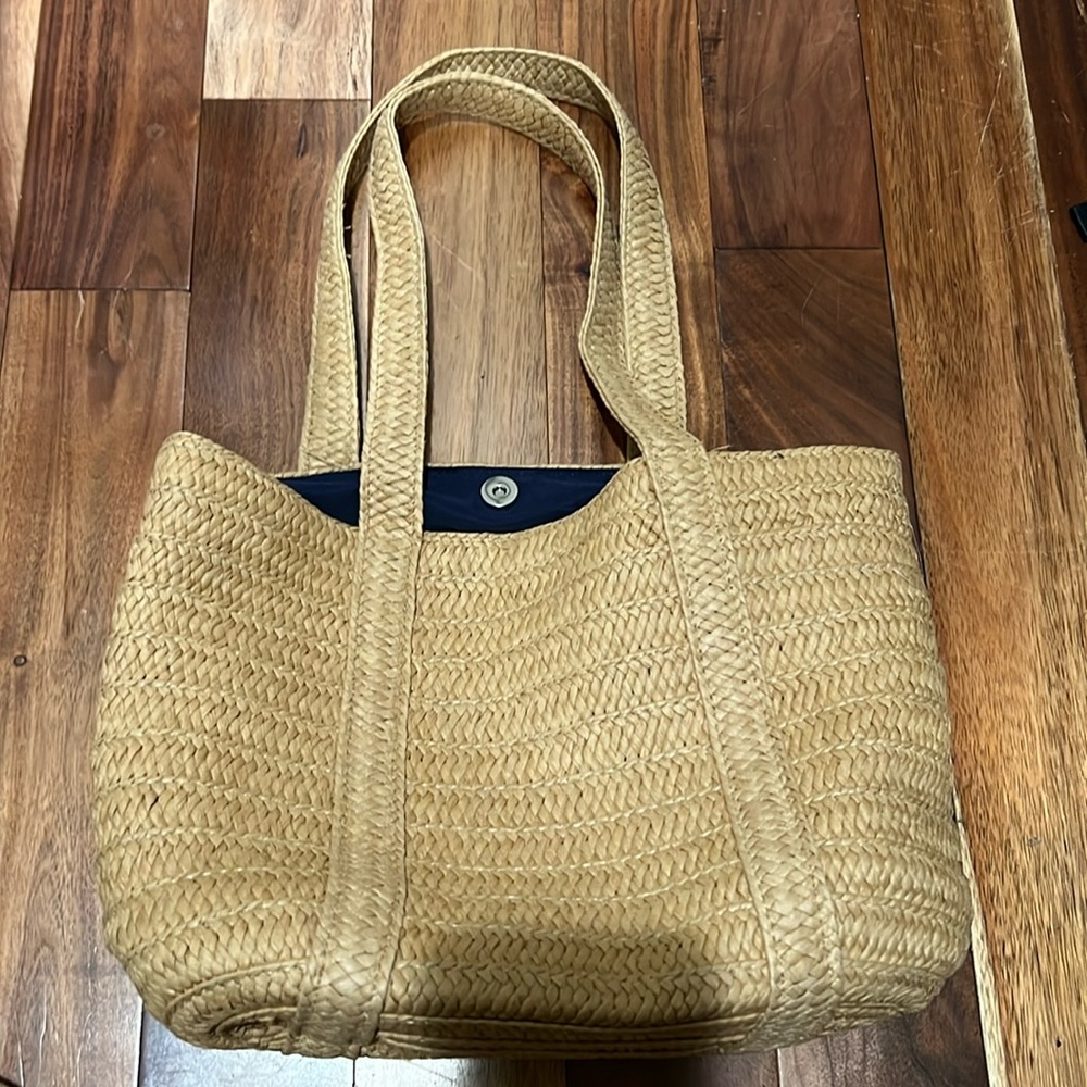 Draper James Straw Tote Bag